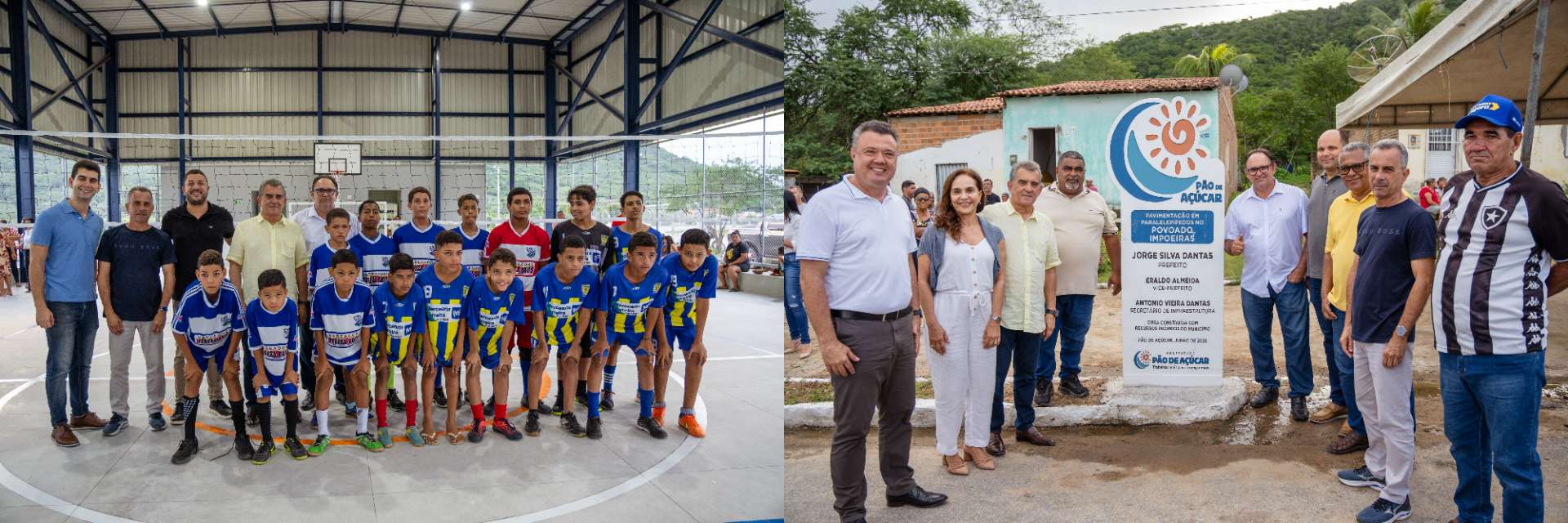 Semana que antecede as festividades de São João é marcada por inaugurações na sede do município e no Povoado Impoeiras